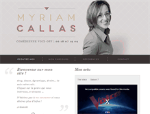 Tablet Screenshot of myriamcallas.com